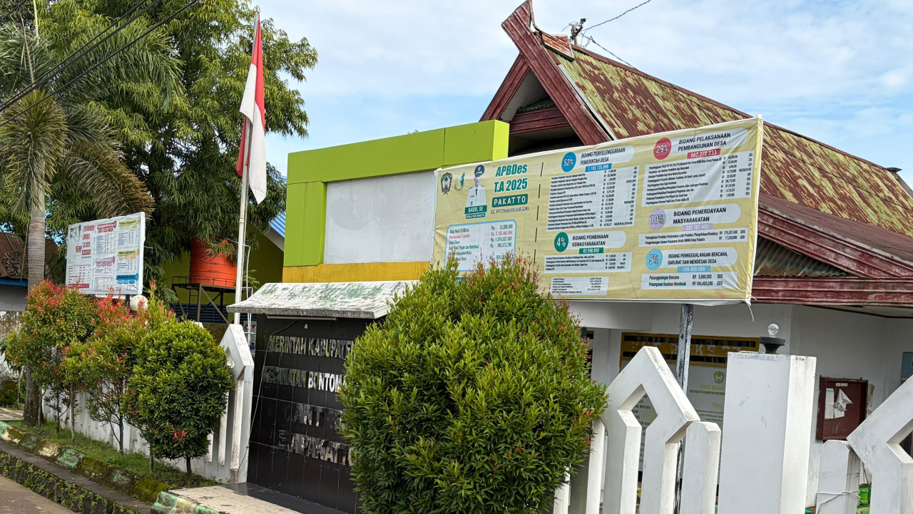 PUBLIKASI APBDes TAHUN ANGGARAN 2025 DESA PAKATTO Kecamatan Bontomarannu – Kabupaten Gowa