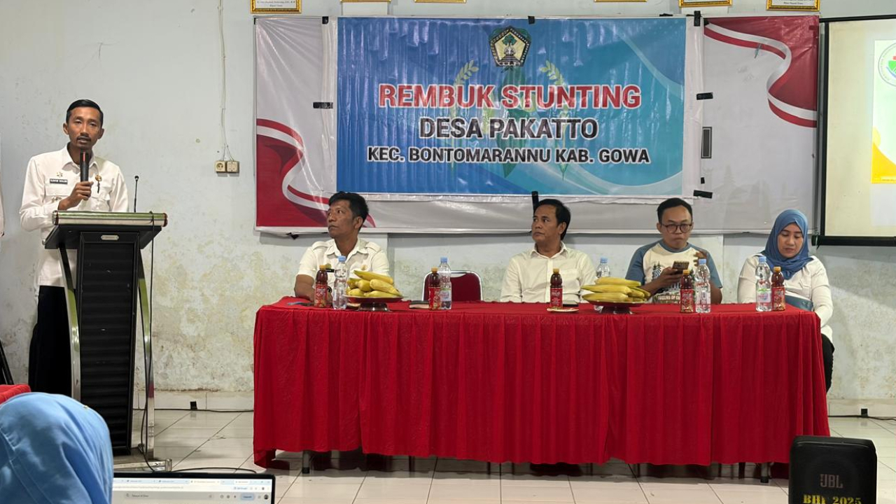 Musyawarah Desa Rembuk Stunting Desa Pakatto Tahun 2026