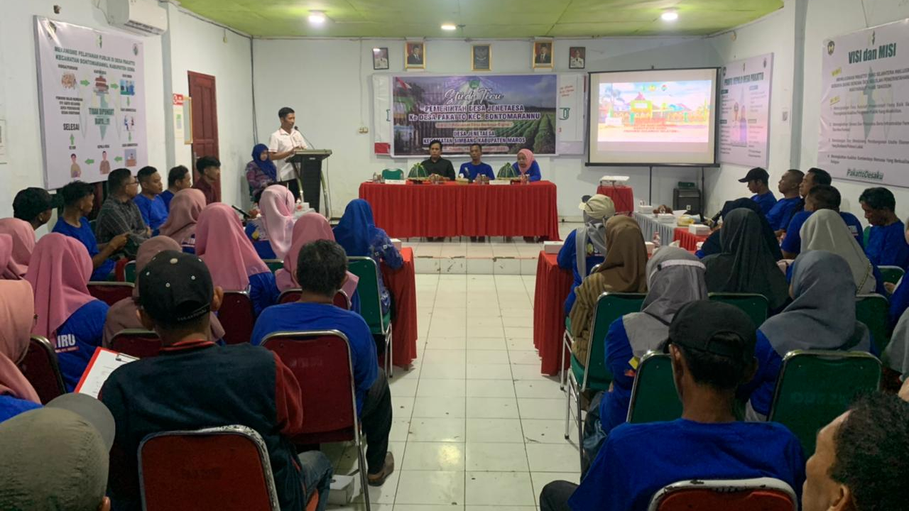 Studi Tiru Desa Digital di Desa Pakatto, Kabupaten Gowa