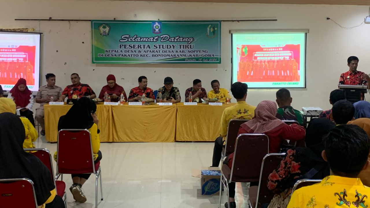 STUDY TIRU DESA ANTI KORUPSI DESA SEKABUPATEN SOPPENG DI DESA PAKATTO KECAMATAN BONTOMARANNU KABUPATEN GOWA.