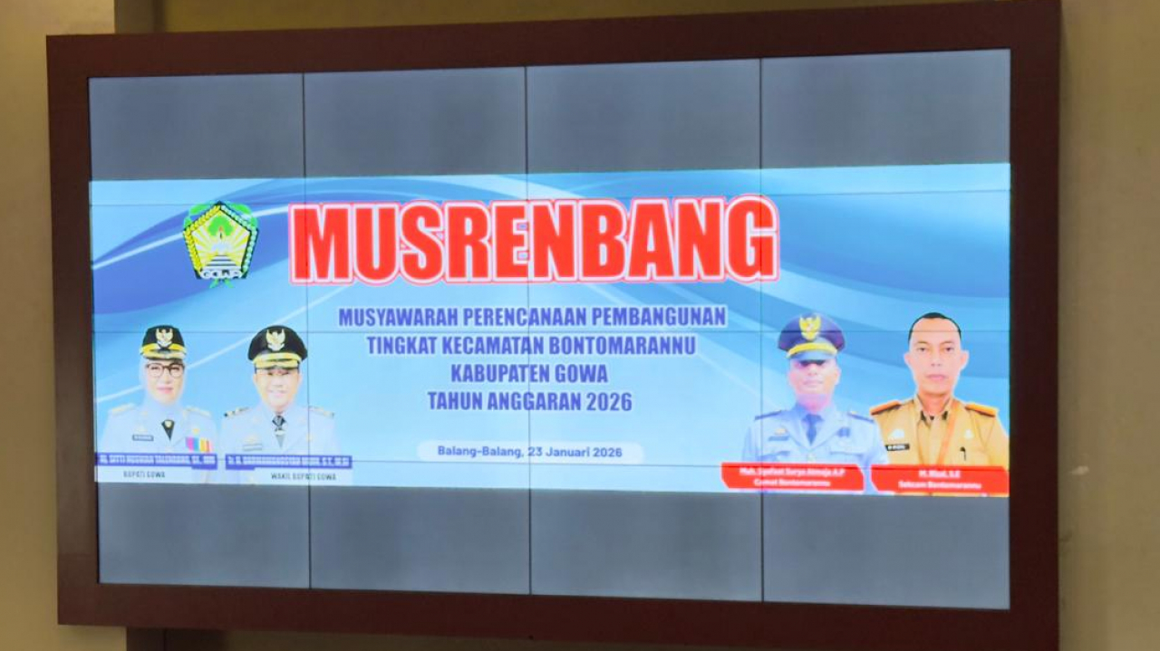 Kecamatan Bontomarannu Gelar Musrenbang Tahun 2026: Fokus pada Infrastruktur dan Penguatan Ekonomi Lokal.