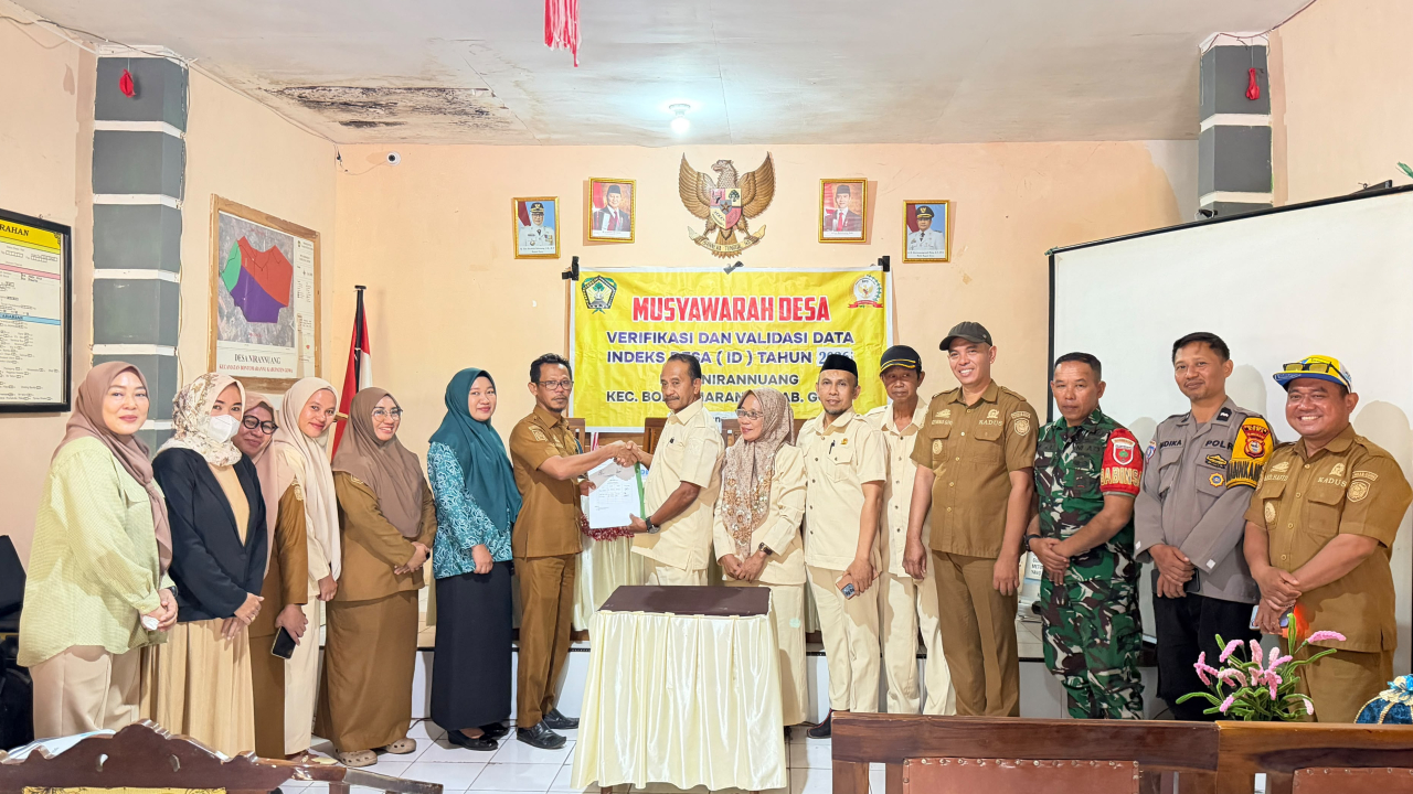 DESA NIRANNUANG TUNTASKAN VERIFIKASI DAN VALIDASI DATA INDEKS DESA (ID) TAHUN 2026 LEWAT MUSYAWARAH DESA