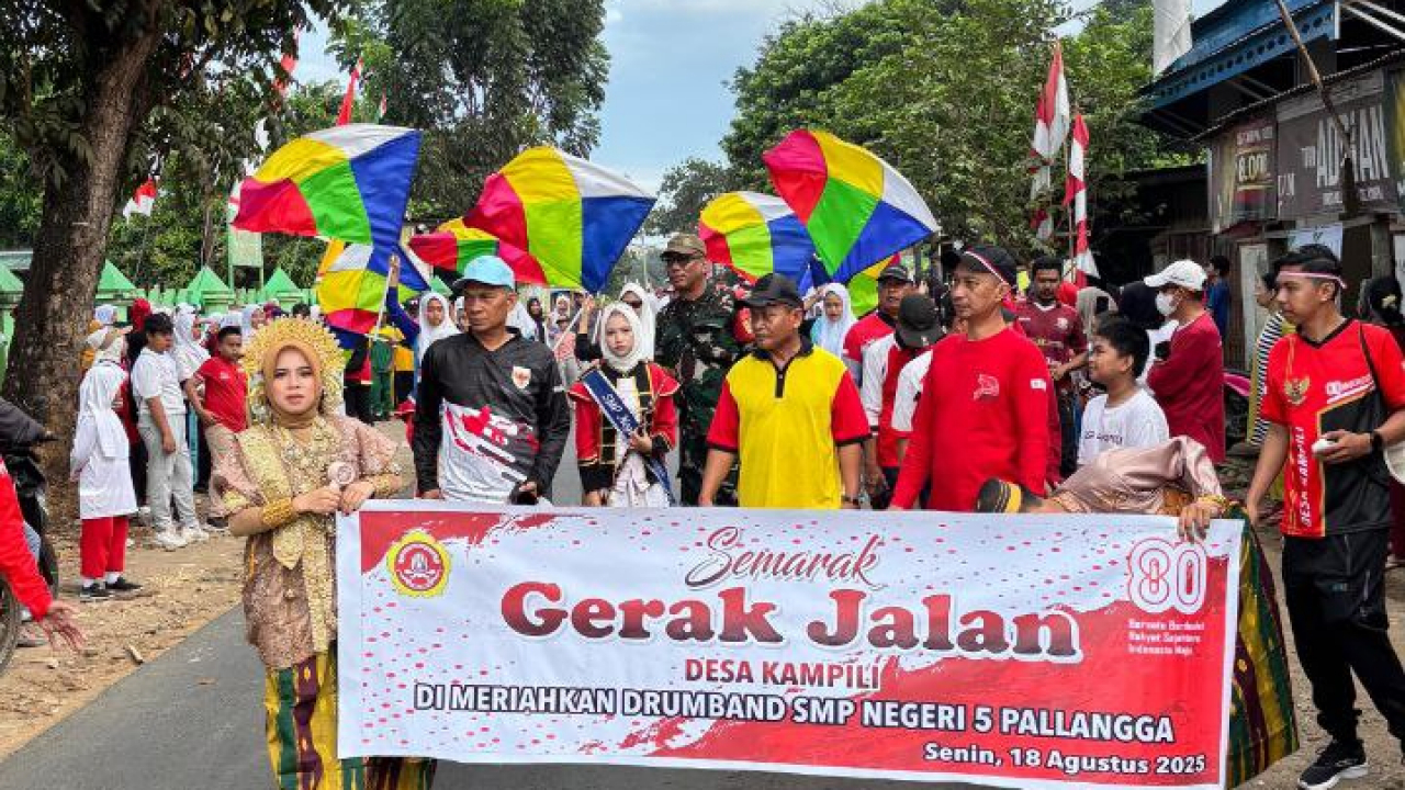 Peringatan HUT RI ke-80 di Desa Kampili