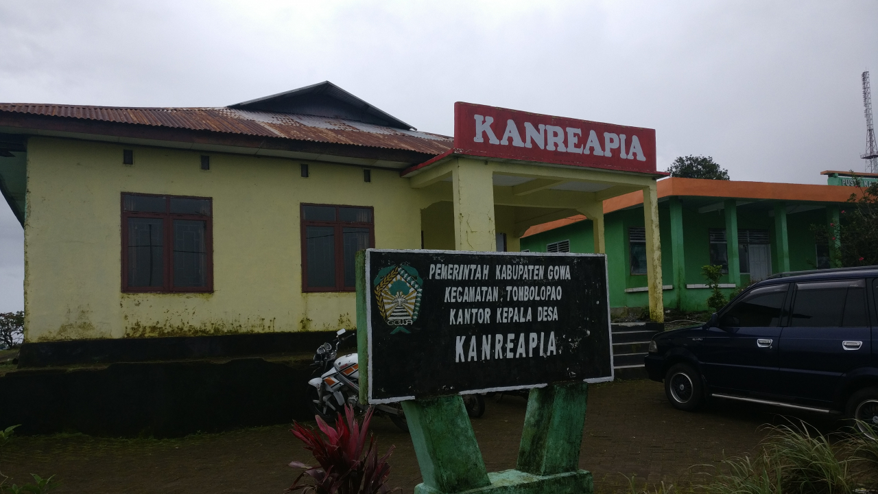Kantor Desa Kanreapia Tampil Baru Pasca Rehabilitasi