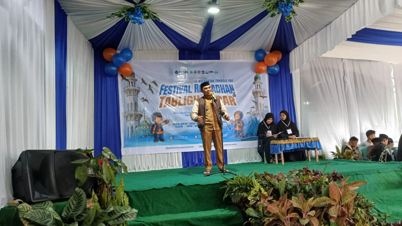 Kepala Desa Tonasa Buka Acara Festifal Ramadhan dan Tabligh Akbar