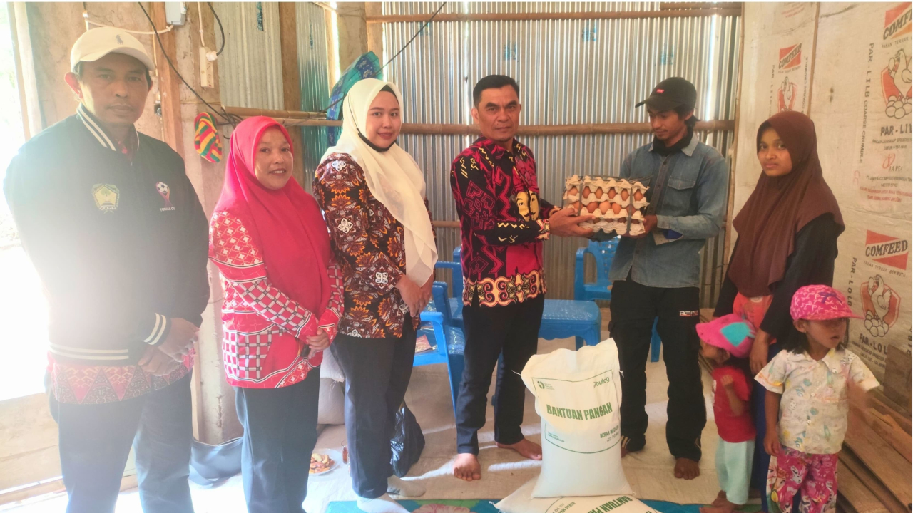 Pemerintah Desa Tonasa Penyaluran Bantuan Pangan dan Intervensi Gizi Stunting di Dusun Langkowa