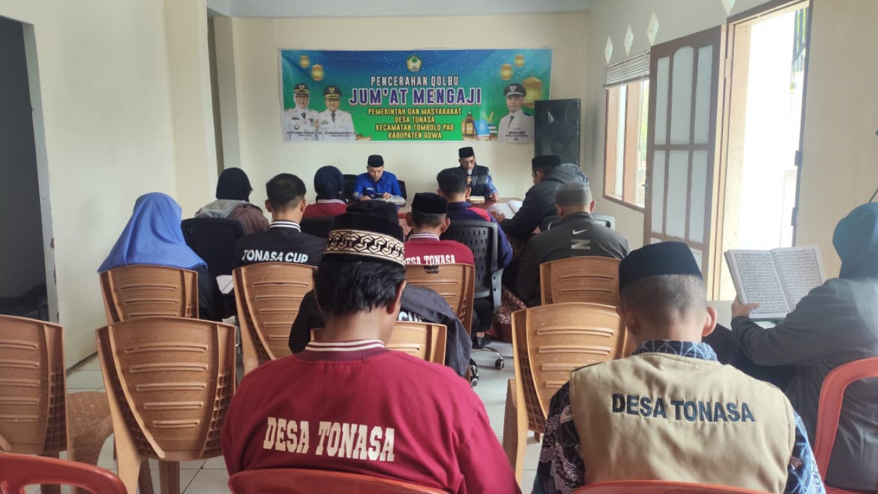 Jumat Mengaji: Rutinitas Pencerahan Qalbu Desa Tonasa