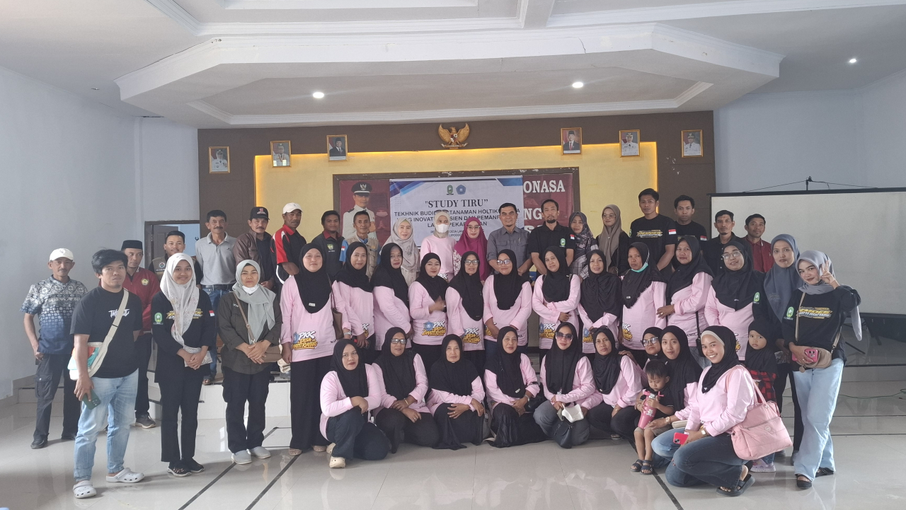 Sambut Rombongan Pemdes Lamatti Riattang Sinjai, Pemdes Tonasa Berbagi Inovasi Budidaya Hortikultura dan Pemanfaatan Pekarangan