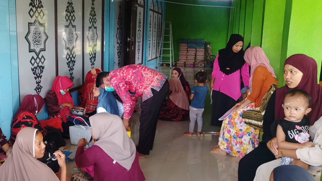 Aksi Gizi & Kesehatan Terpadu, Desa Berutallasa Sehat!