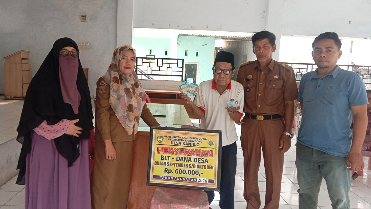 BLT DD Desa Kanjilo Periode September Oktober menjadi pelepas dahaga di musim kemarau