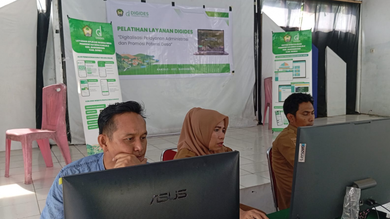 Pelatihan Digides Tingkatkan Layanan Publik Desa Kanjilo