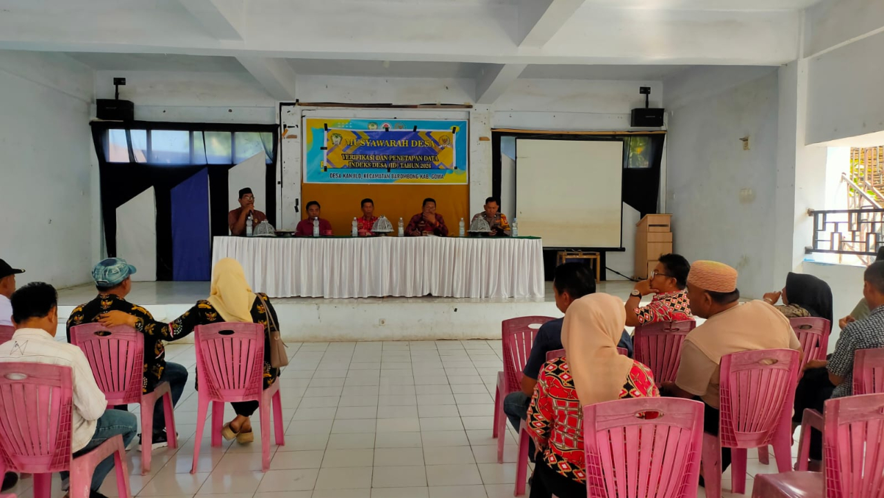 Musyawarah Desa Kanjilo: Verifikasi dan Penetapan Indeks Desa Tahun 2026 Telah Dilaksanakan