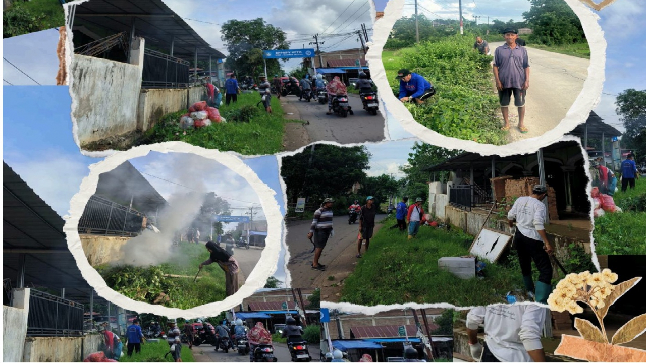 Semangat Gotong Royong Warnai Sabtu Bersih di Dusun Pattiro dan Pa’bundukang Desa Pacellekang
