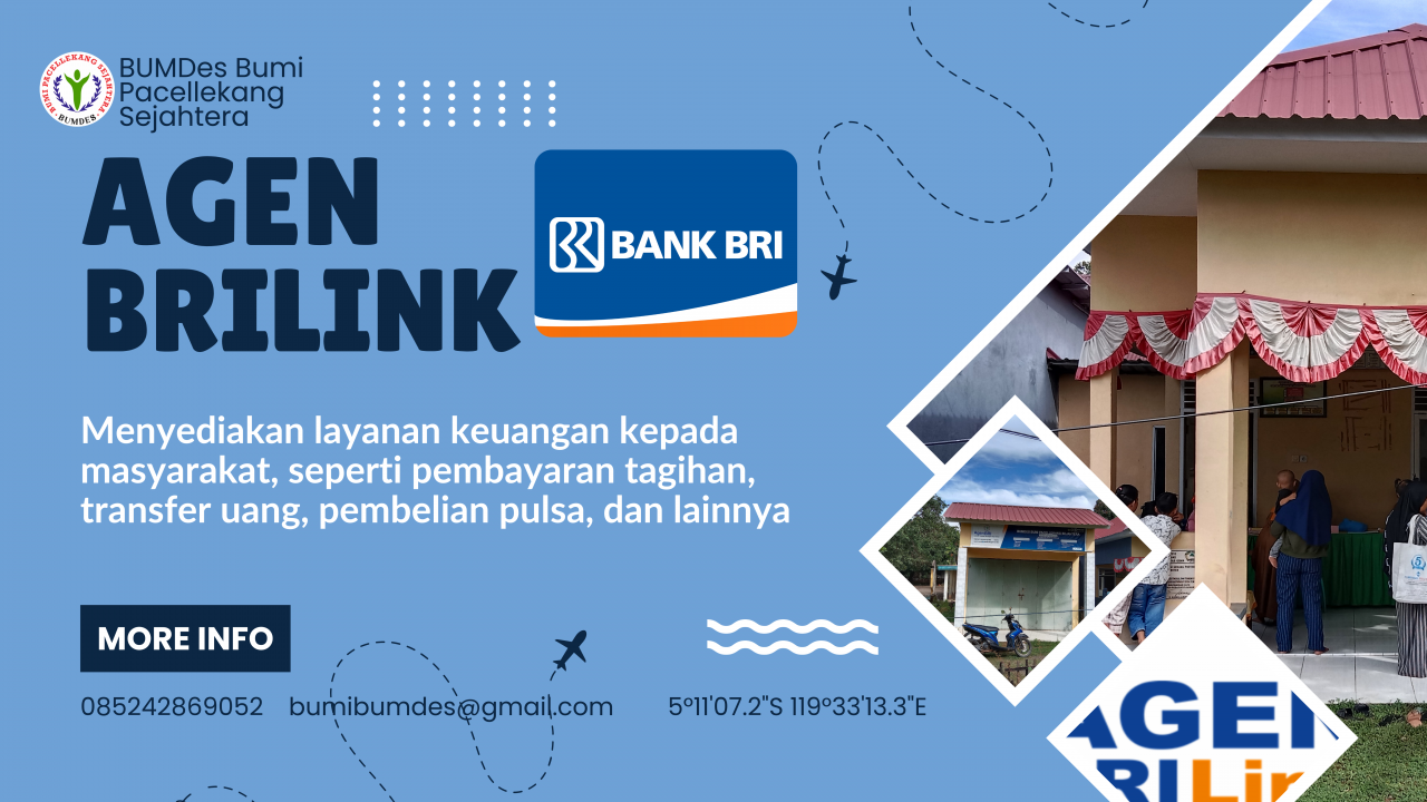 Kehadiran Agen BRILink Permudah Transaksi Keuangan Warga Desa Pacellekang