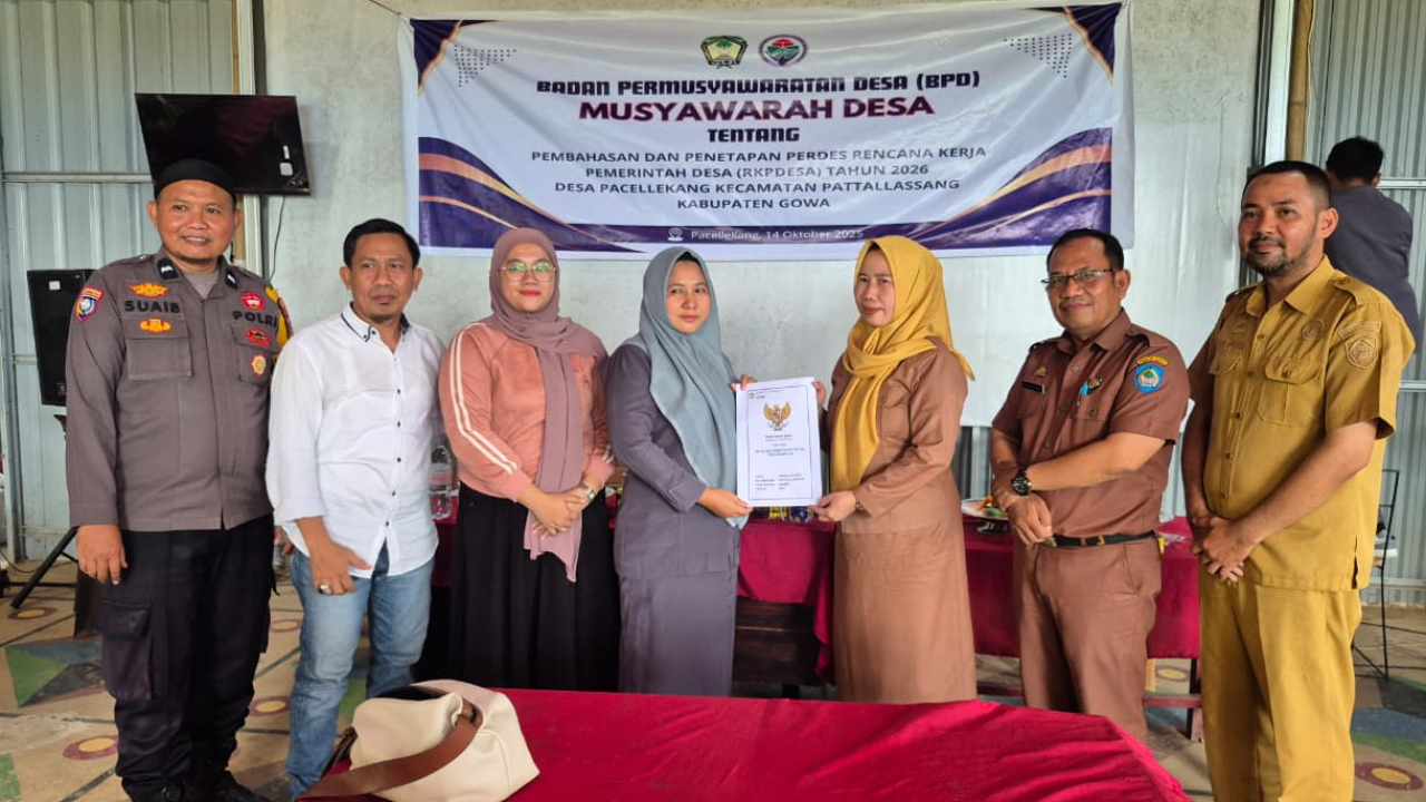 RKPDesa 2026 Pacellekang Disahkan: Prioritaskan Pembangunan Desa