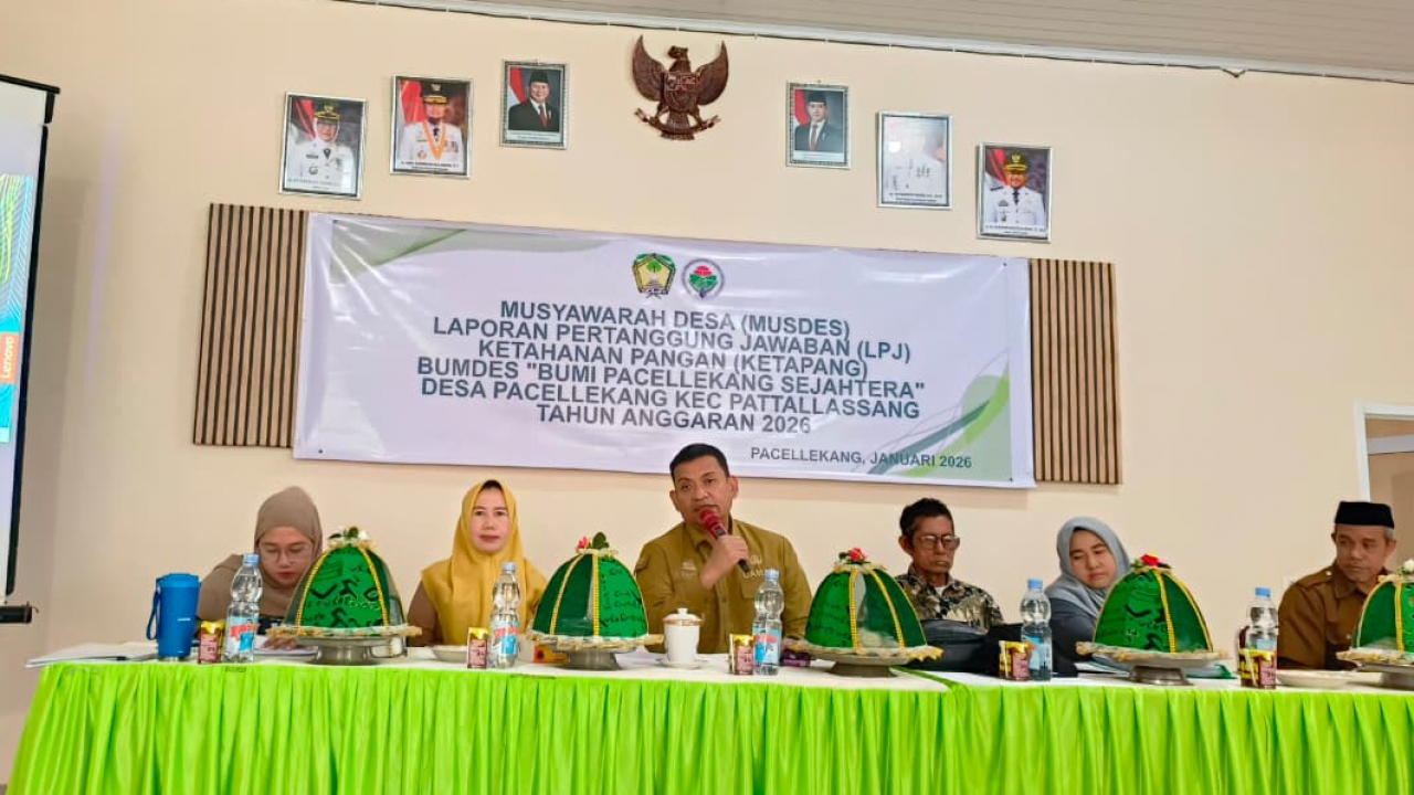 Musyawarah Desa Laporan Pertanggungjawaban Program Ketahanan Pangan Tahun Anggaran 2025 Digelar dengan Partisipasi Aktif Masyarakat