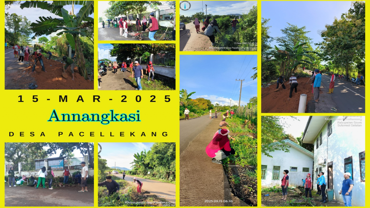Semarak Gotong Royong "Annangkasi" di Desa Pacellekang