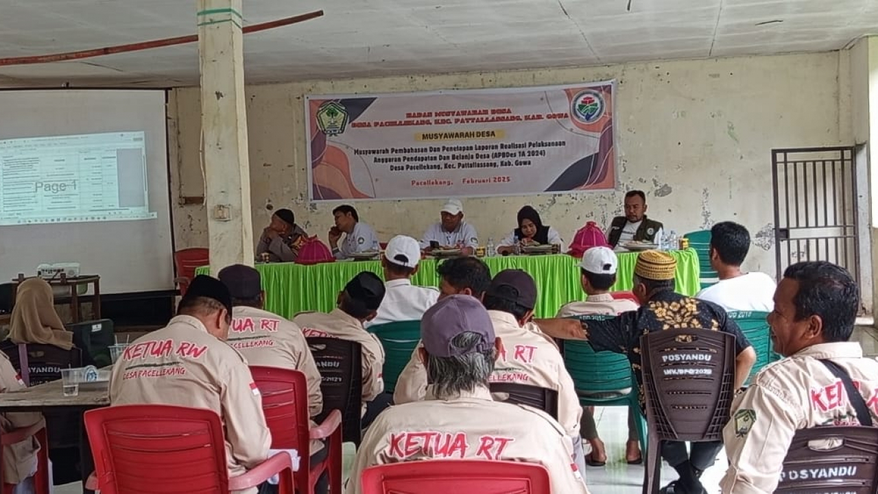 Penetapan Peraturan Desa di Pacellekang