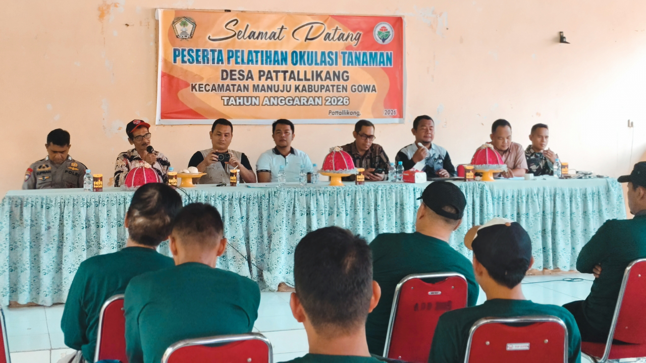 PELATIHAN OKULASI TANAMAN DESA PATTALLIKANG KECAMATAN MANUJU KABUPATEN GOWA TAHUN ANGGARAN 2026