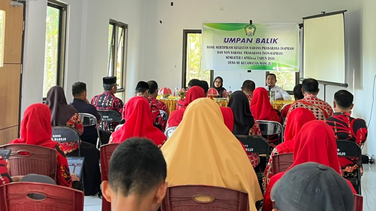 Evaluasi Dana Desa Kecamatan Manuju Gowa Semester Pertama 2026