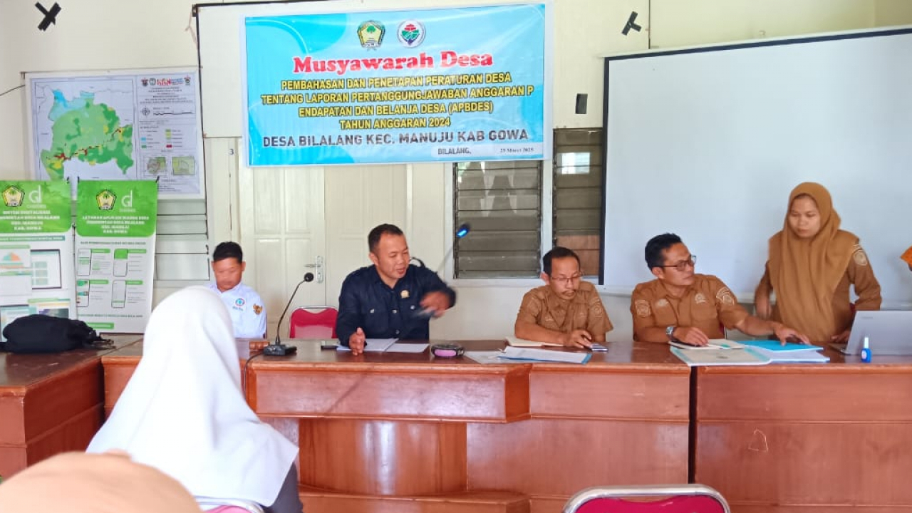 Musyawarah BPD Desa Bilalang Tahun 2025