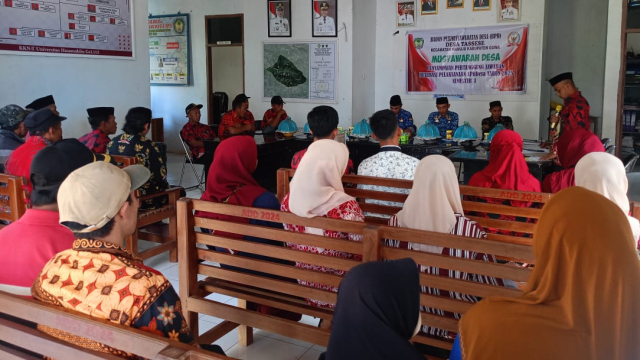 Musyawarah Desa Tassese:  Wujud Nyata Partisipasi Publik dalam Pembangunan