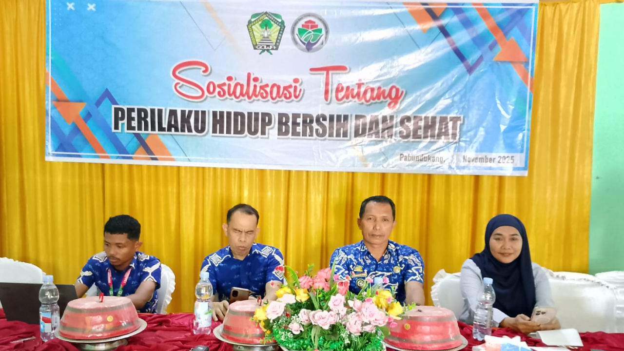Sosialisasi PHBS: Masyarakat Pabundukang Lebih Sadar Hidup Sehat