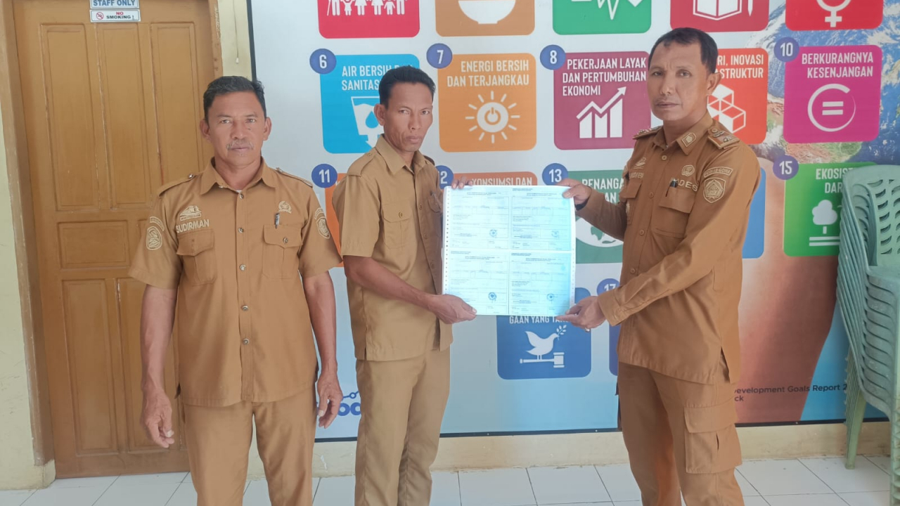 Distribusi SPPT di Desa Pabundukang