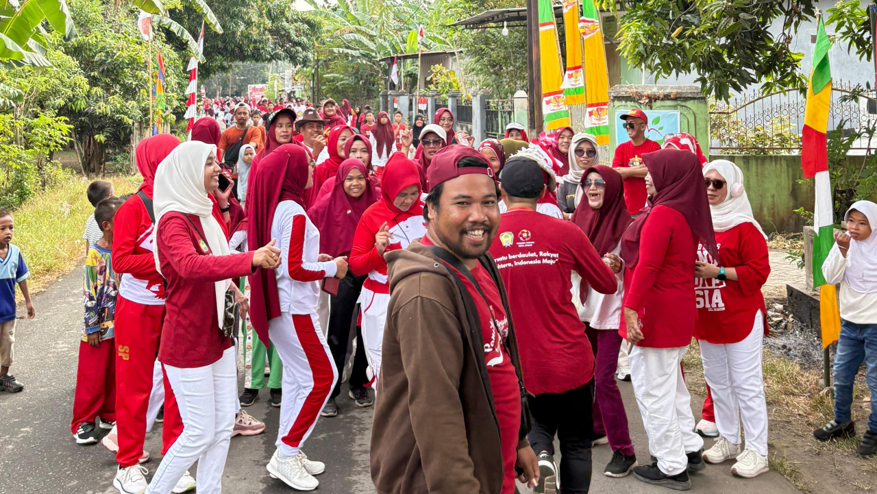 Meriahnya Peringatan HUT RI ke-78 di Desa Jipang, Kecamatan Bontonompo Selatan
