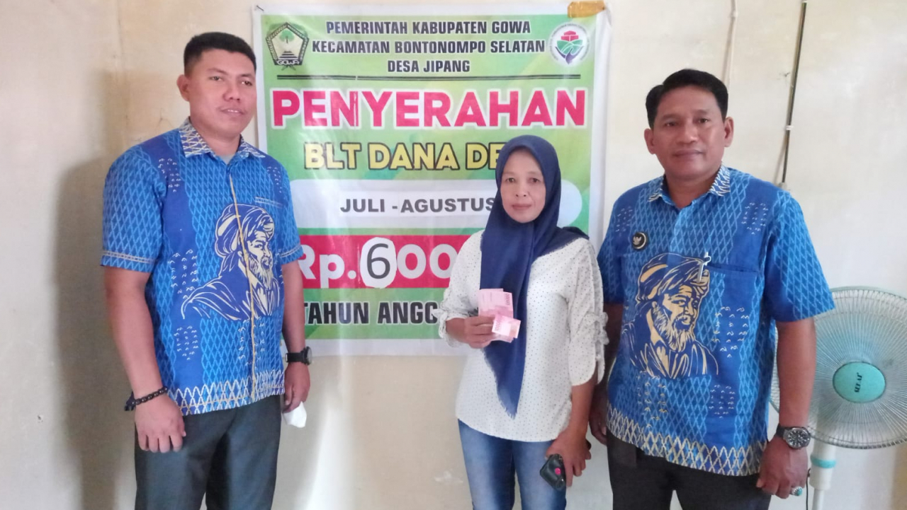Penyaluran BLT di Desa Jipang