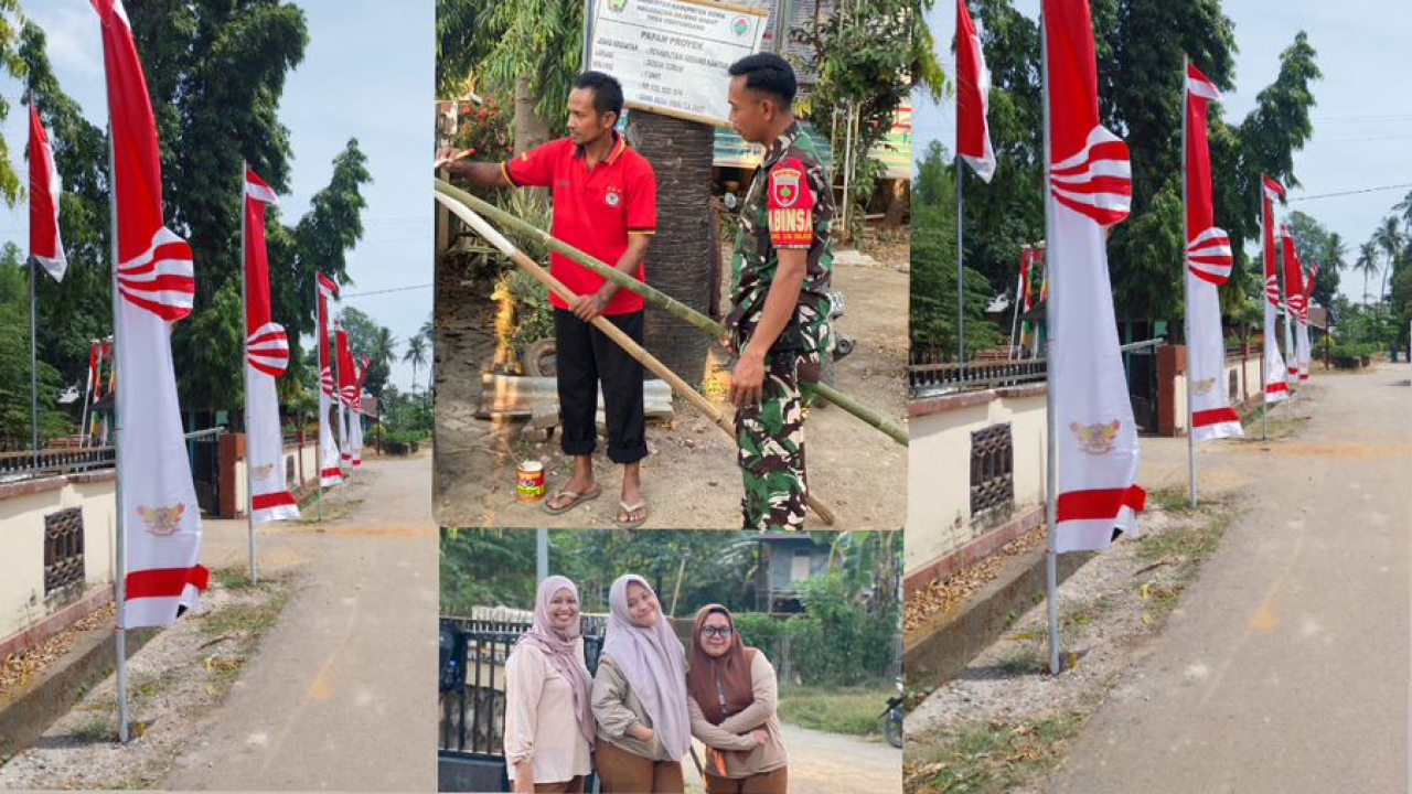 Merah Putih Berkibar di Gentungang: Semarak Kemerdekaan 2025