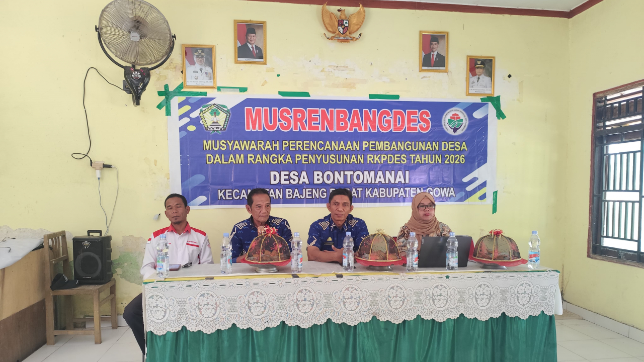 Musyawarah Perencanaan Pembangunan Desa Bontomanai: Merancang Masa Depan Tahun 2026