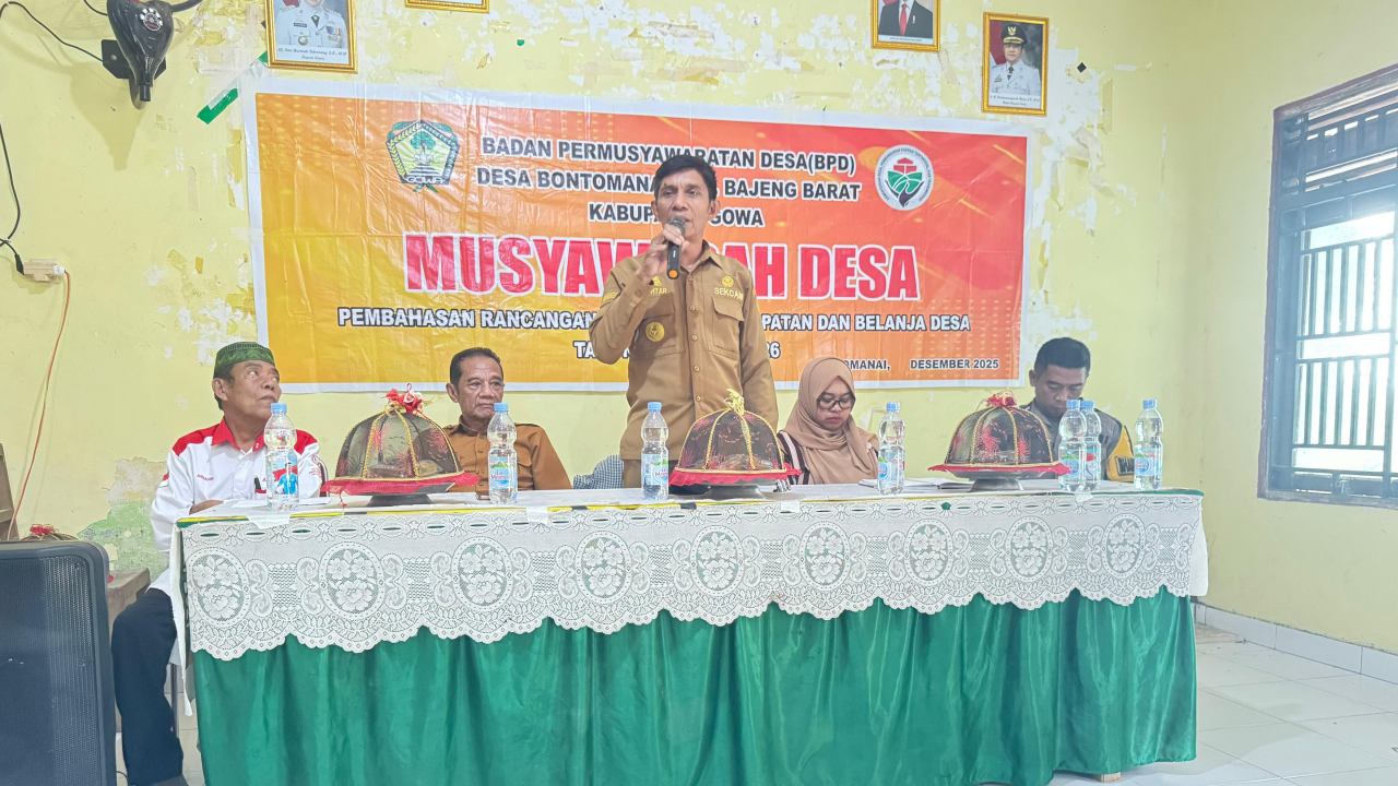 RAPBDes 2026: Musyawarah BPD Bontomani Hasilkan Anggaran Desa