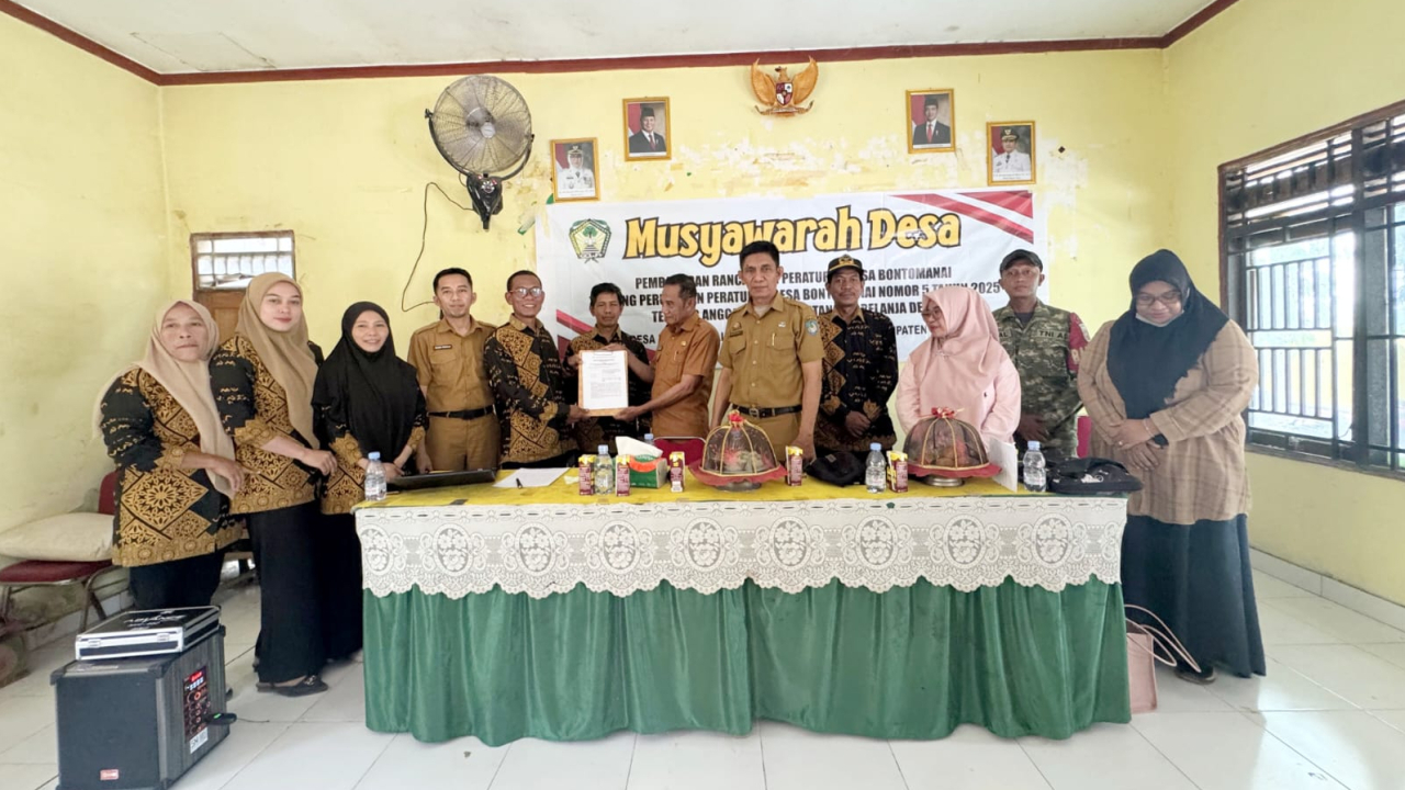 Musyawarah P-APB Desa Bontomanai Tahun Anggaran 2026 Sukses