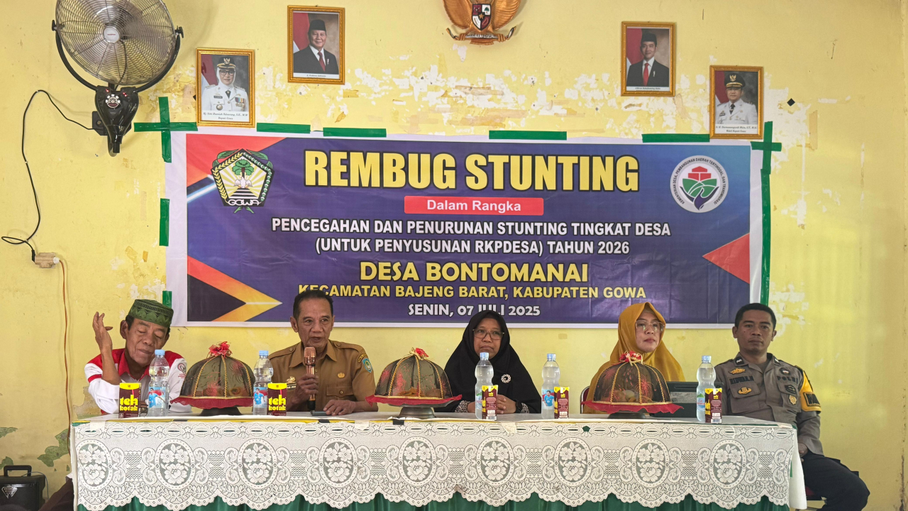 Rembug Stunting di Desa Bontomanai: Upaya Kolaboratif Menekan Angka Stunting