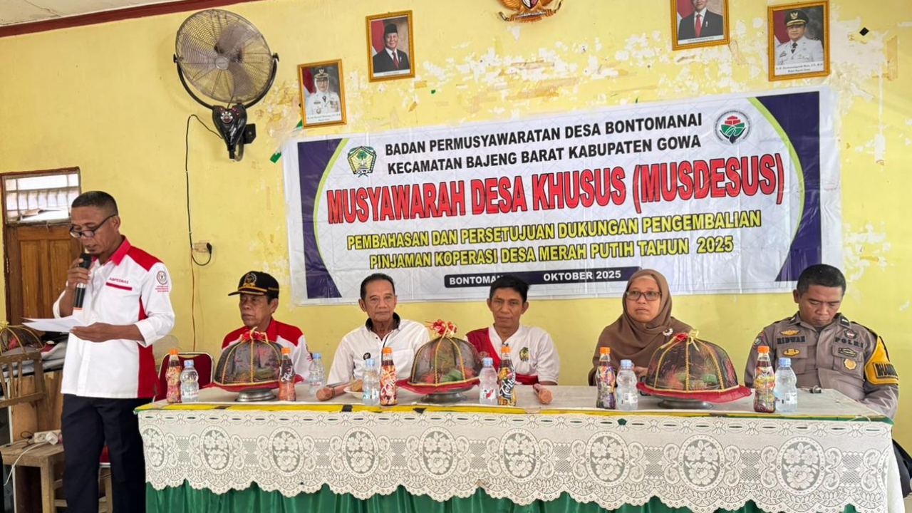 Musyawarah Desa Bontomanai: Solusi Pinjaman Koperasi Merah Putih