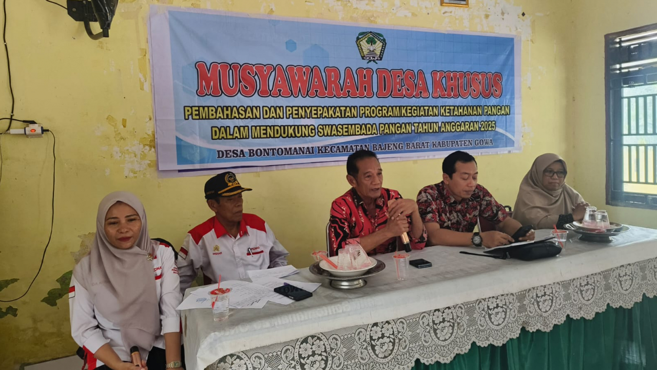 Musyawarah Desa Bontomanai: Merancang Ketahanan Pangan Menuju Swasembada 2025