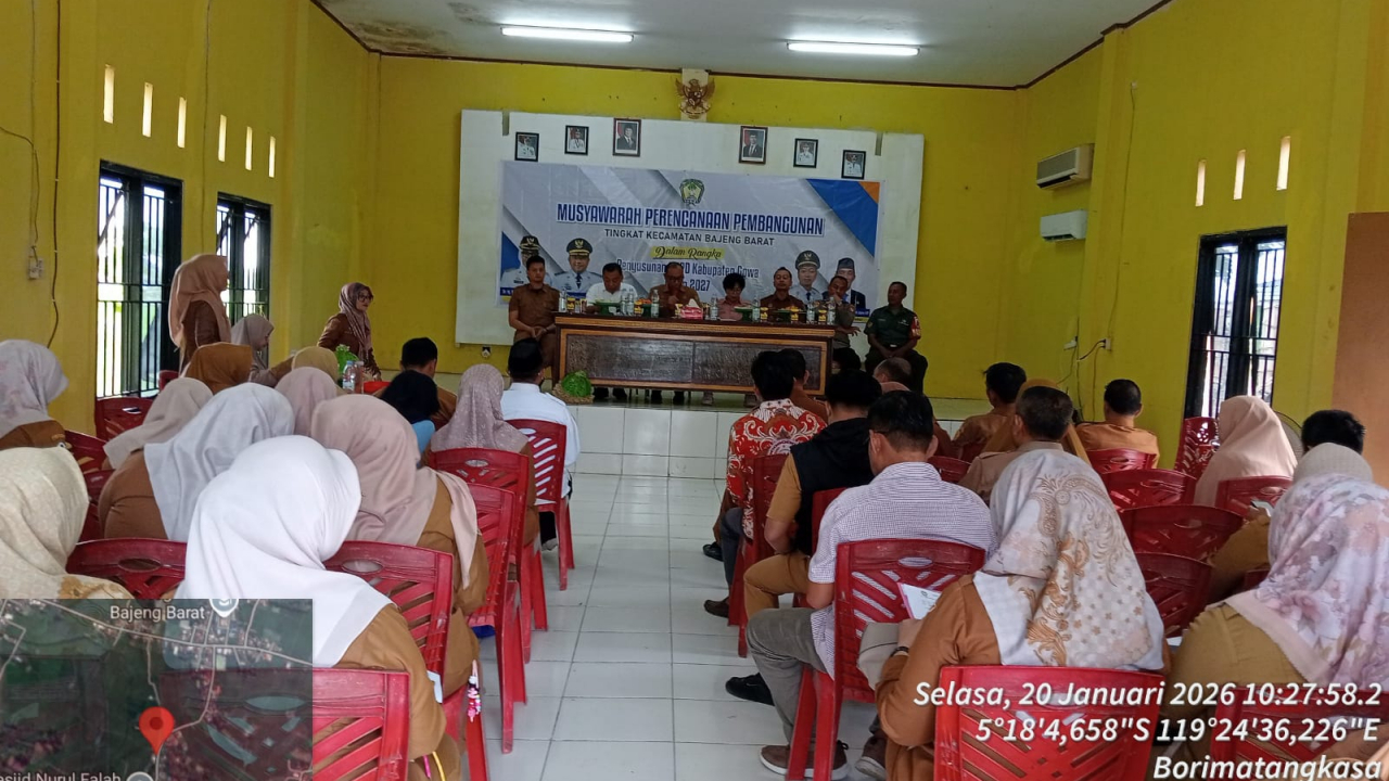 Musrenbang Bajeng Barat, Desa Aktif dalam Perencanaan Pembangunan