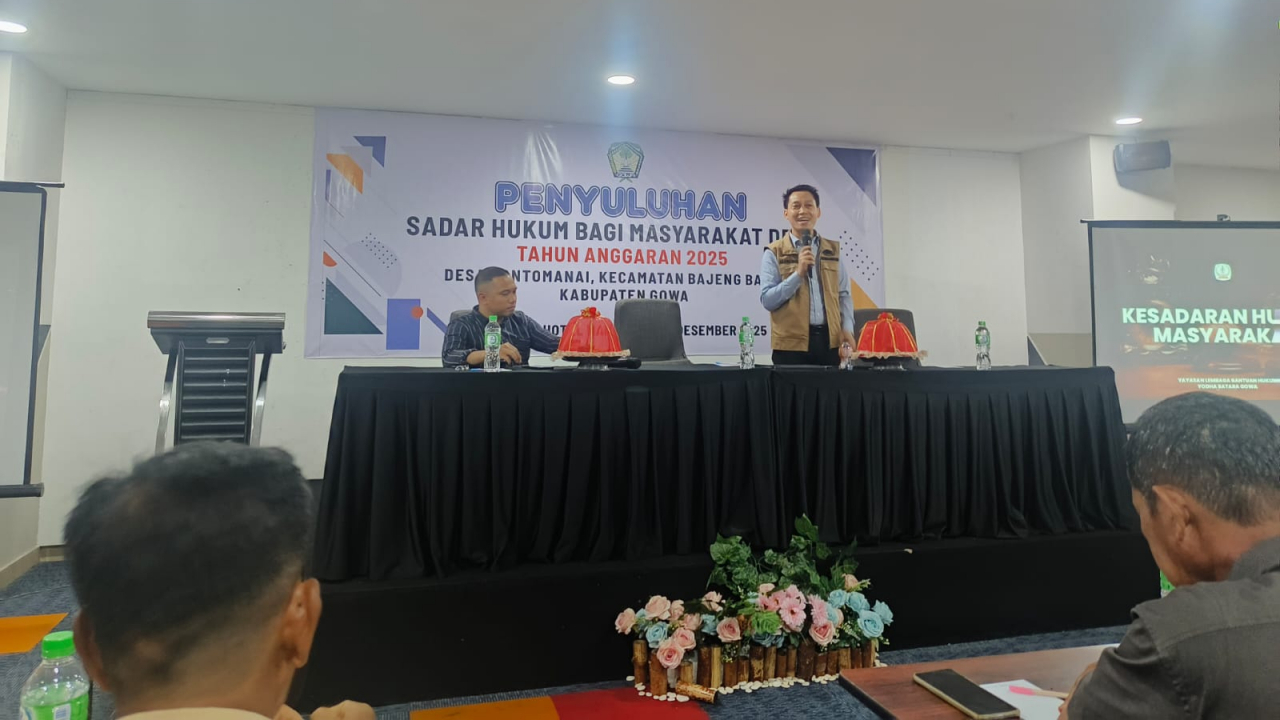 Penyuluhan Hukum: Warga Bontomanai Makin Melek Hukum