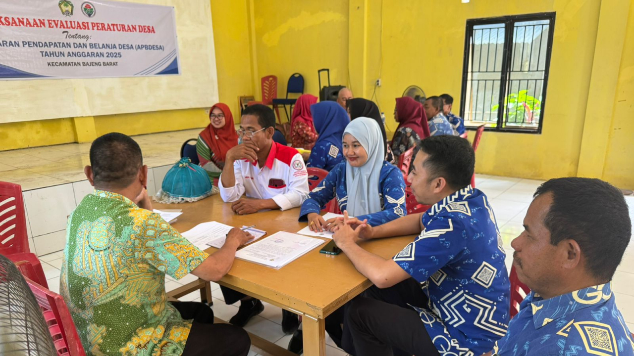 Evaluasi Rancangan Peraturan Desa tentang APBDes Tahun Anggaran 2025 Desa Bontomanai