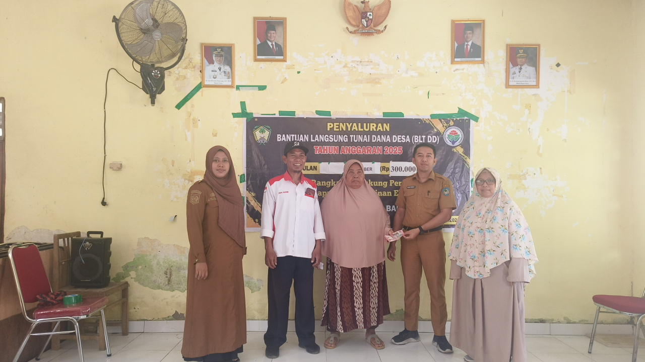 Penyaluran BLT Dana Desa Periode September 2025 di Desa Bontomanai