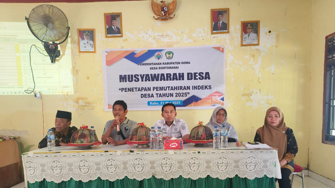 Musyawarah Desa Bontomanai Tetapkan Pemutakhiran Indeks Desa Membangun Tahun 2025