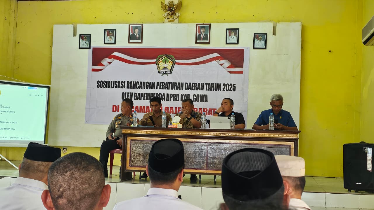 Ranperda Gowa: Kades Bontomanai Ikut Pembahasan DPRD