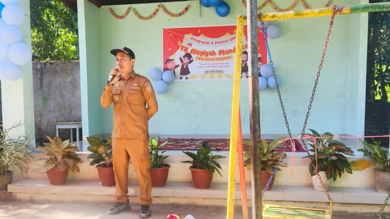 Penamatan Siswa TK Aisyiyah Mandalle di Desa Bontomanai Gowa