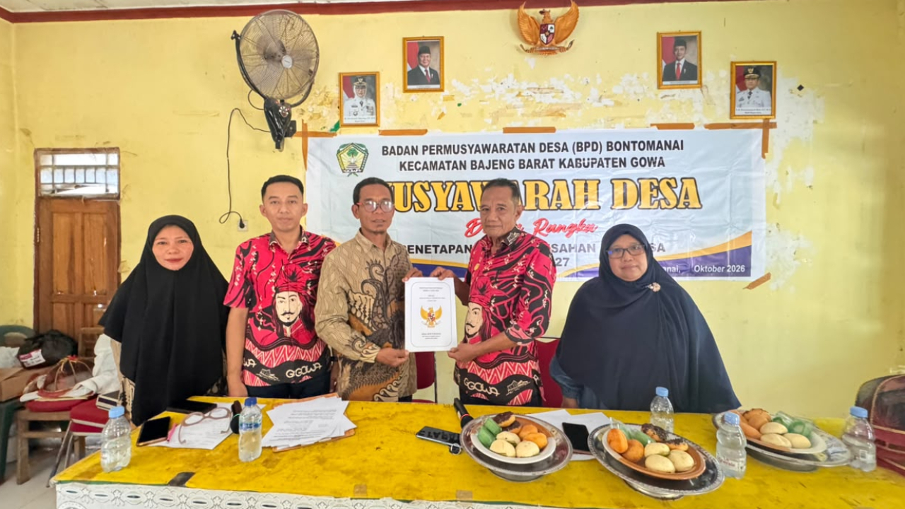 Penetapan RKP Desa Bontomanai Tahun 2027 Fokus Pembangunan