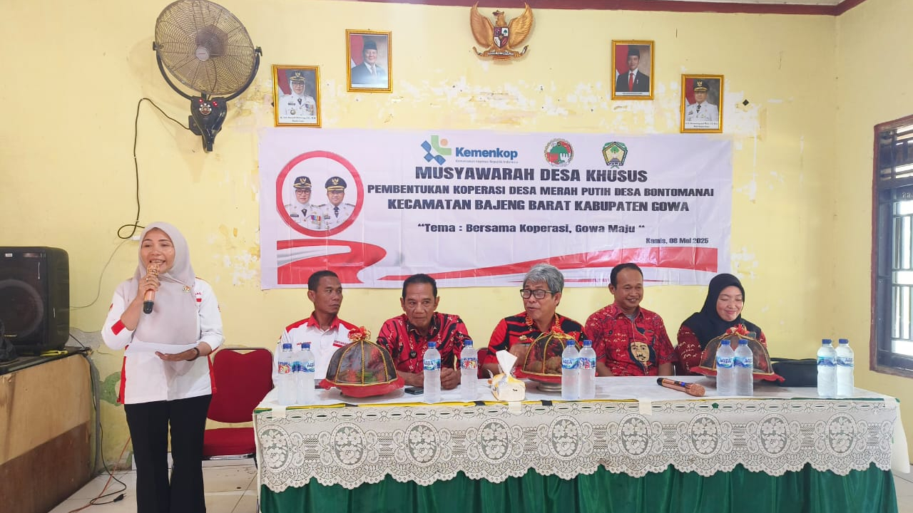 Pembentukan Koperasi Desa Merah Putih di Bontomanai
