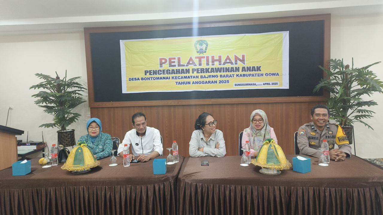 Pelatihan Pencegahan Perkawinan Anak di Desa Bontomanai