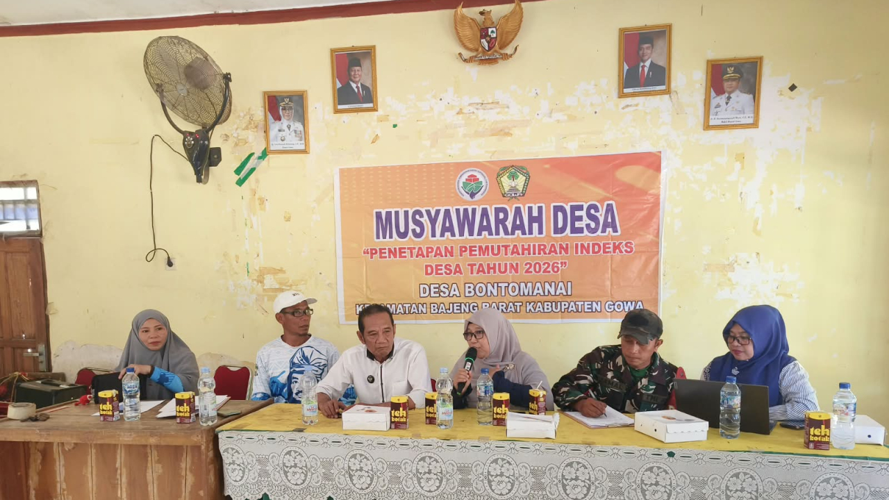 Pemutakhiran Indeks Desa Bontomanai Tahun 2026 Resmi Ditetapkan