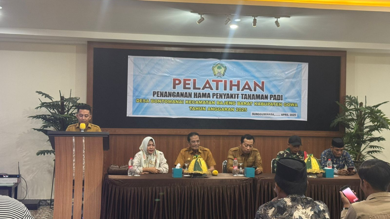 Peningkatan Produktivitas Padi Melalui Pelatihan Penanganan Hama di Desa Bontomanai