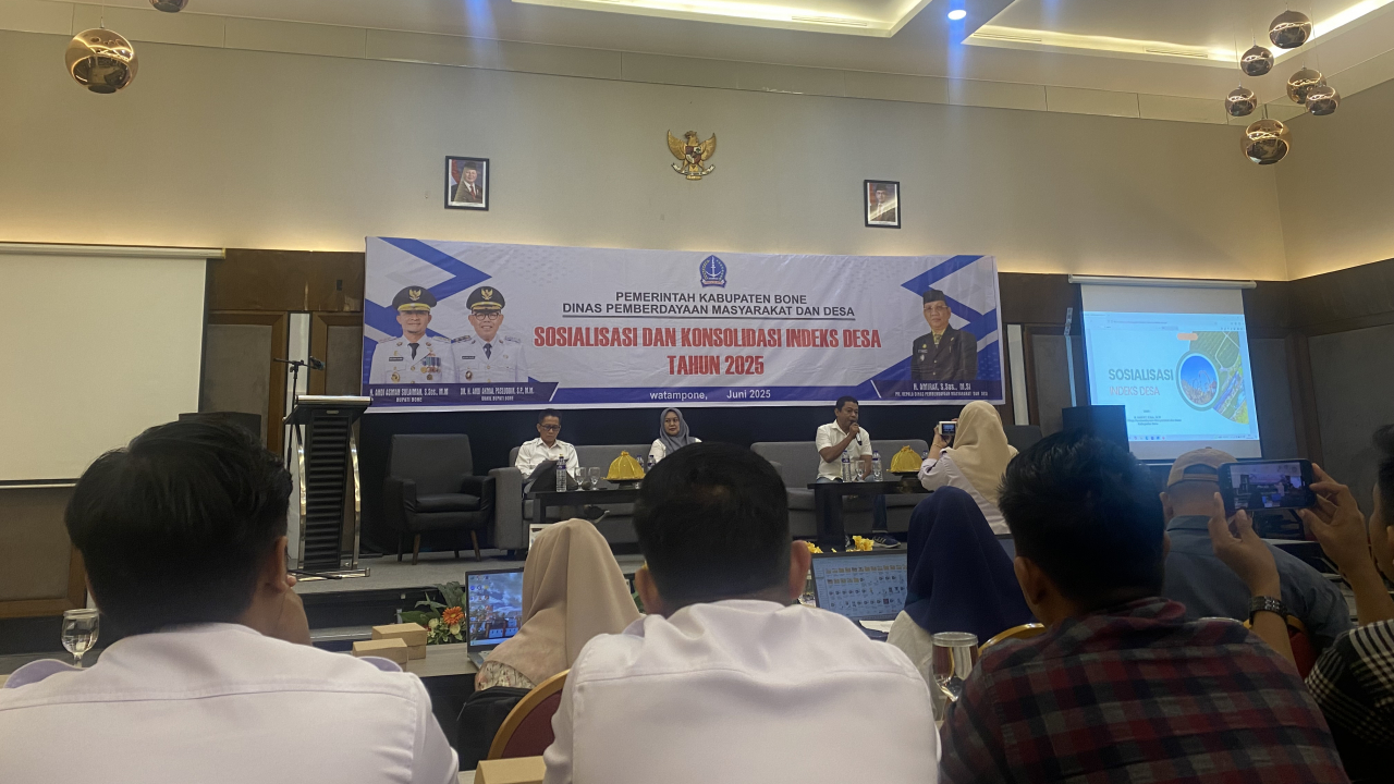 Pegiat Data Desa Kecamatan Kajuara Ikuti Sosialisasi dan Konsolidasi Indeks Desa Tahun 2025